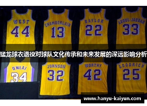 猛龙球衣退役对球队文化传承和未来发展的深远影响分析